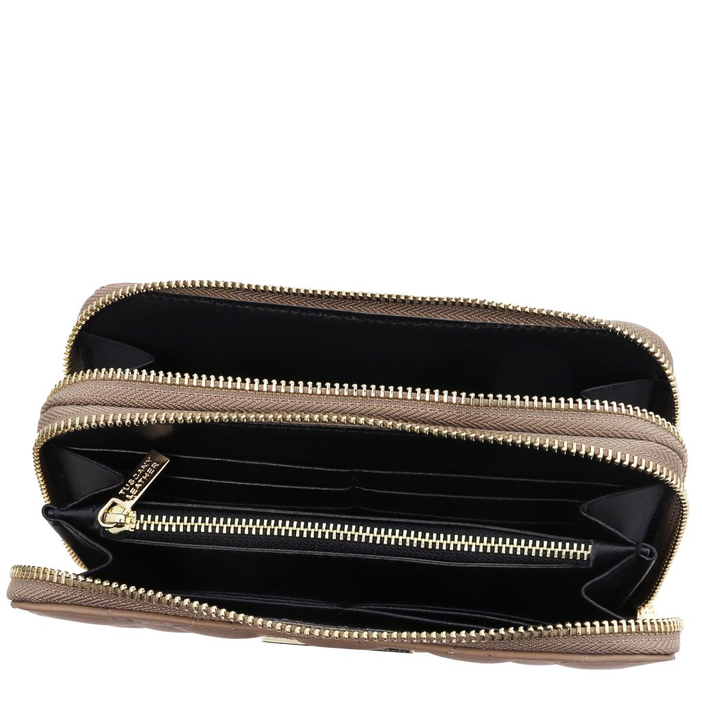 Tuscany Leather Ada Plånbok #Färg_Taupe