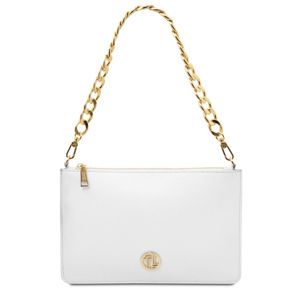 Tuscany Leather Diva Handväska #Färg_Vit