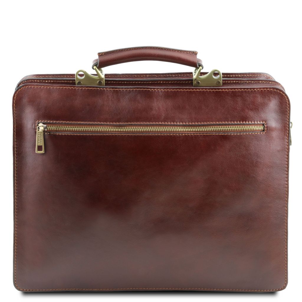 Tuscany Leather Venezia Portfölj #Färg_Brun