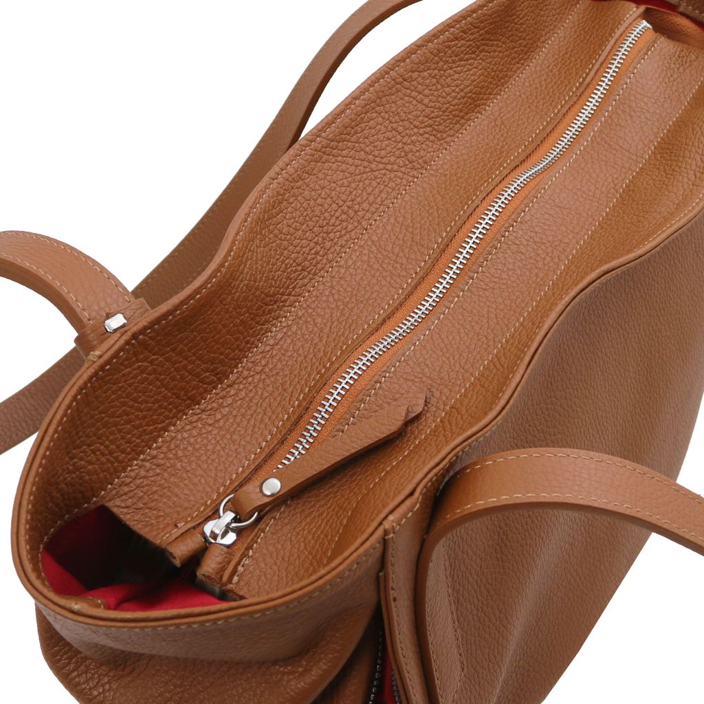 Tuscany Leather TL Bag Handväska #Färg_Cognac