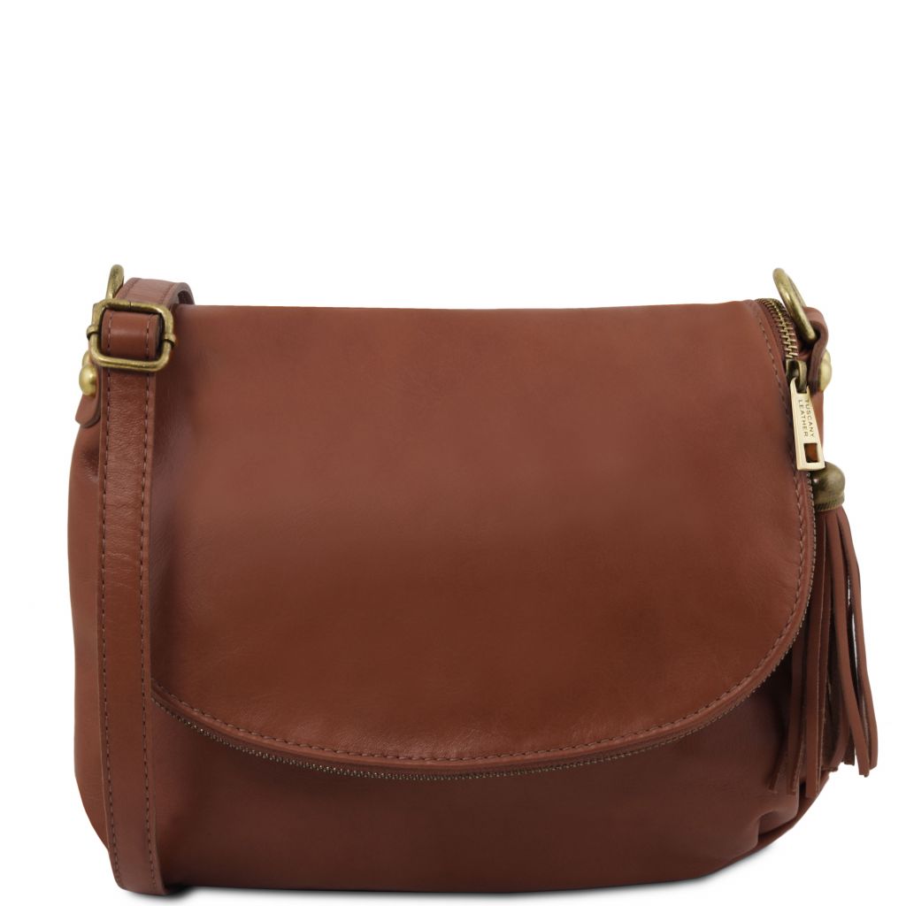 Tuscany Leather TL Bag Axelväska #Färg_Kanel