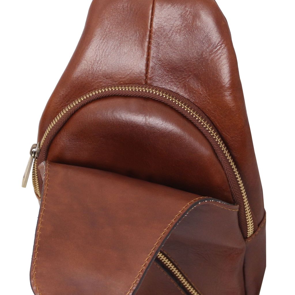Tuscany Leather Kevin Slingväska #Färg_Brun