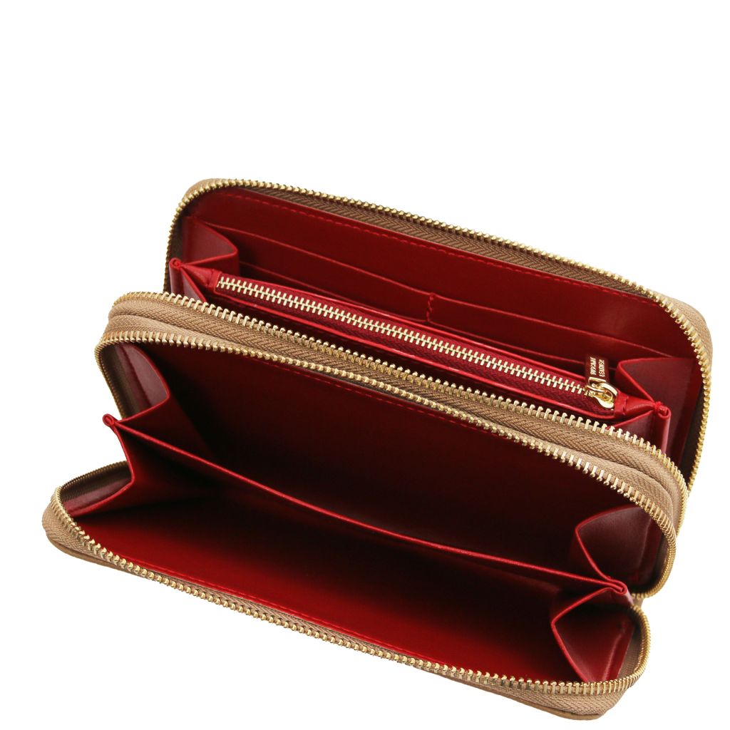 Tuscany Leather Mira Plånbok #Färg_Taupe