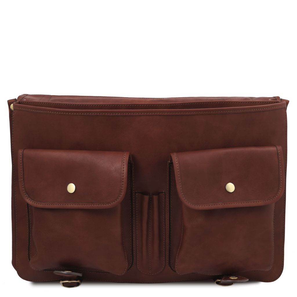Tuscany Leather Ancona Datorväska #Färg_Brun