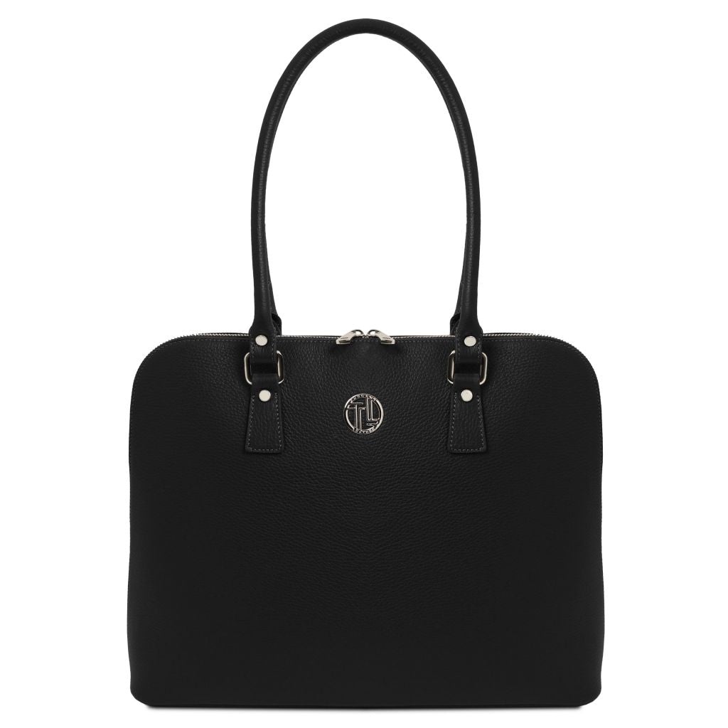 Tuscany Leather Magnolia Handväska #Färg_Svart