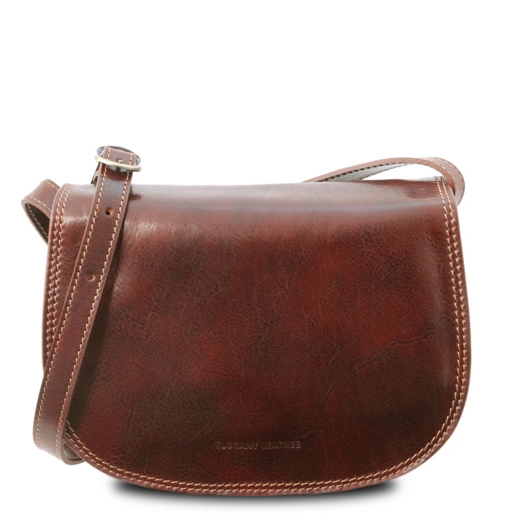 Tuscany Leather Isabella Axelremsväska #Färg_Brun