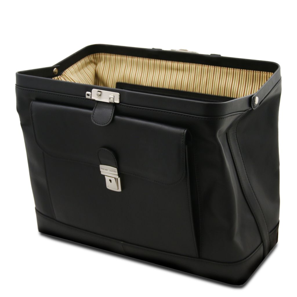 Tuscany Leather Leonardo Doktorsväska #Färg_Svart