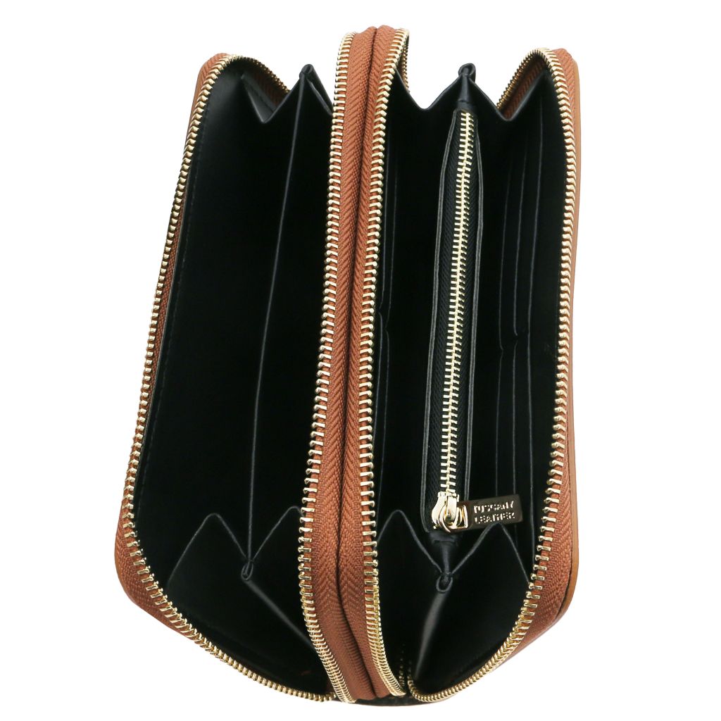 Tuscany Leather Gaia Plånbok #Färg_Cognac