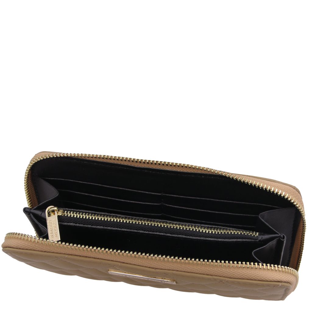 Tuscany Leather Penelope Plånbok #Färg_Ljus Taupe
