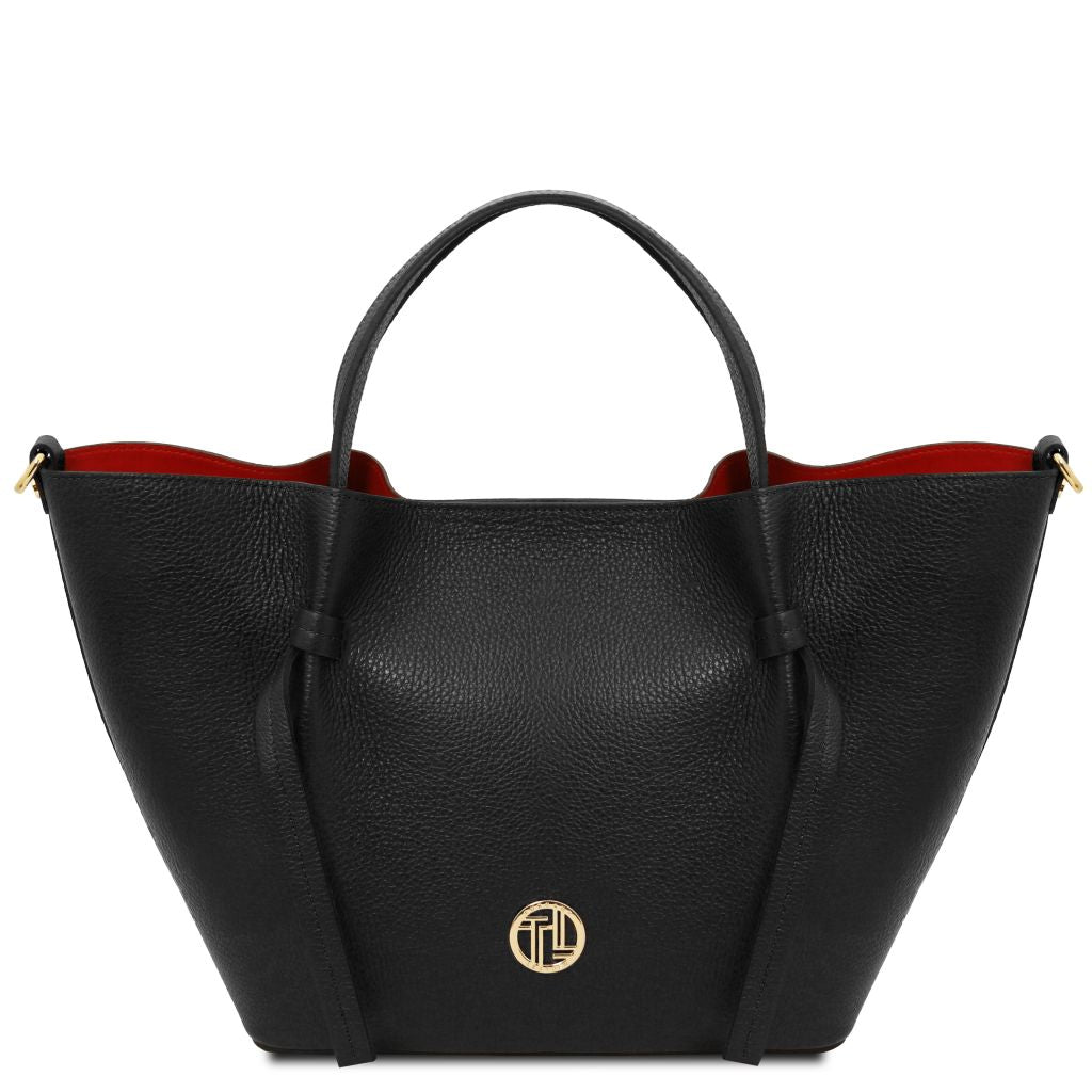 Tuscany Leather Legame L Handväska #Färg_Svart