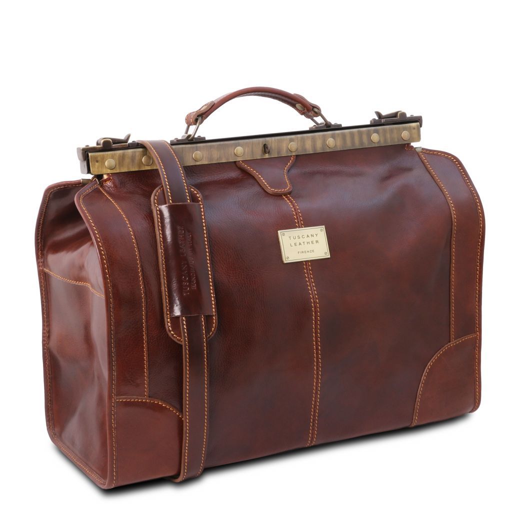Tuscany Leather Madrid S Weekendväska #Färg_Brun
