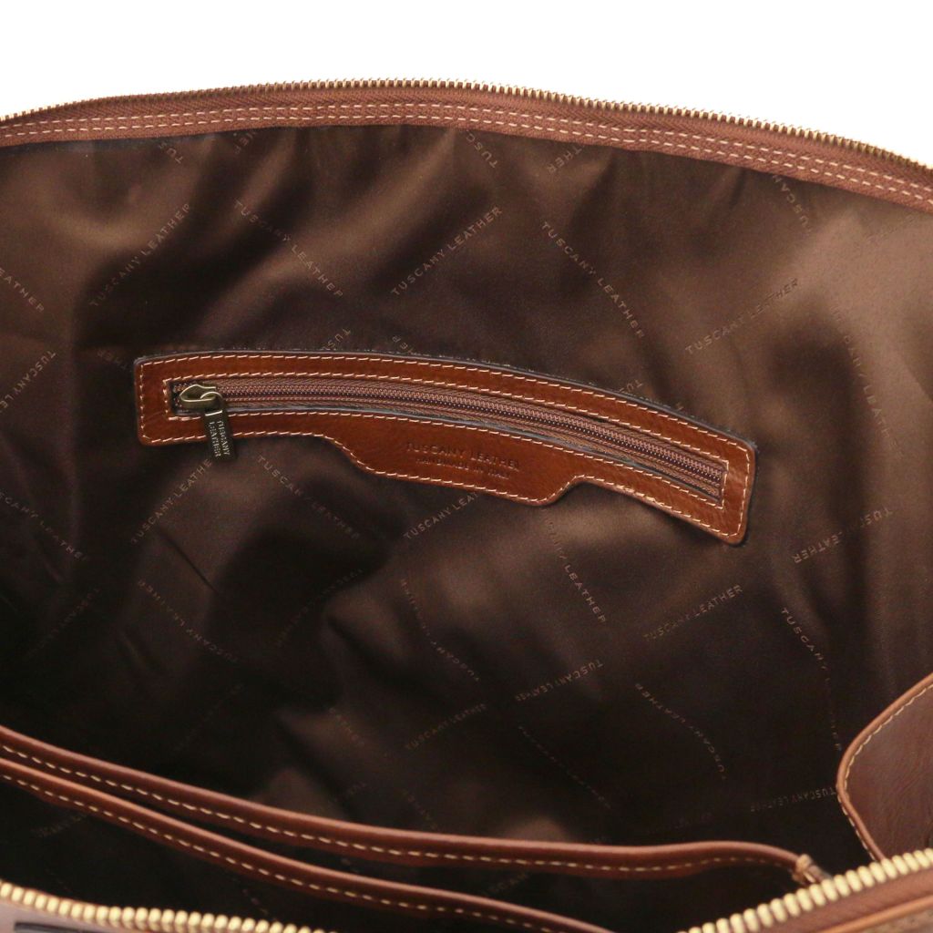 Tuscany Leather Ravenna Datorväska #Färg_Brun
