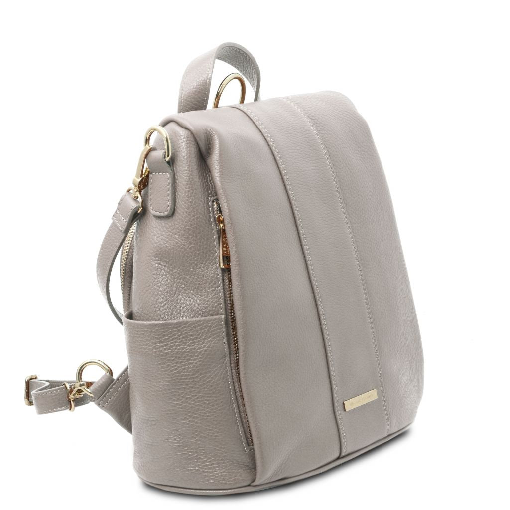 Tuscany Leather TL Bag Ryggsäck #Färg_Ljusgrå