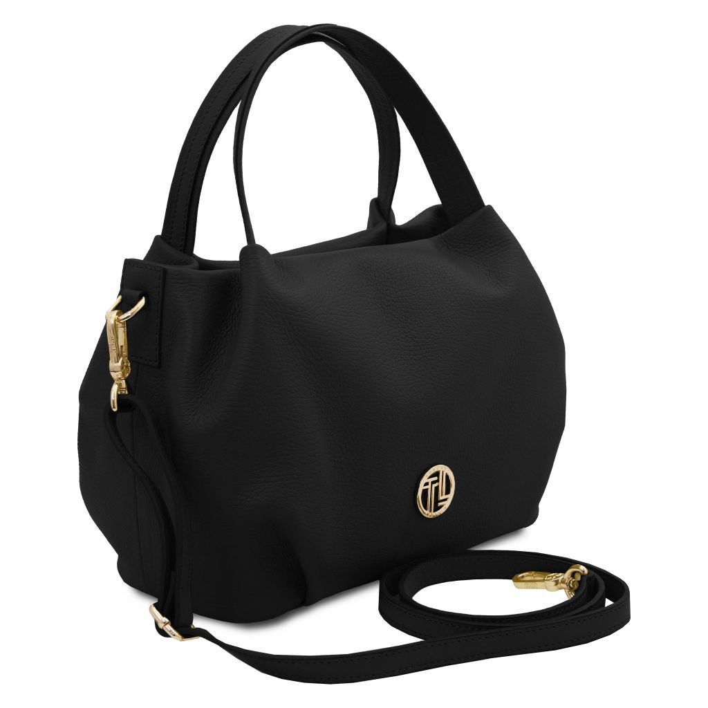 Tuscany Leather Nora Handväska #Färg_Svart