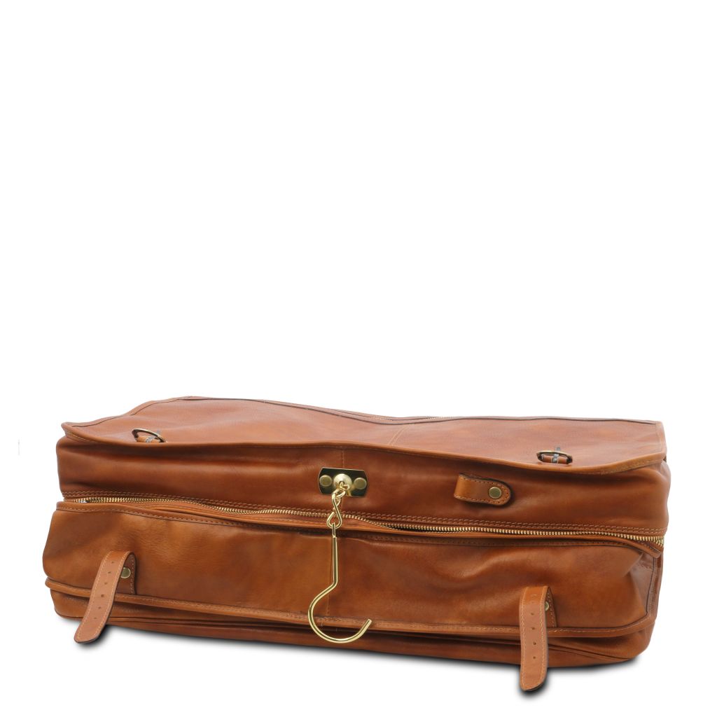 Tuscany Leather Papeete Kostymväska #Färg_Mörkbrun