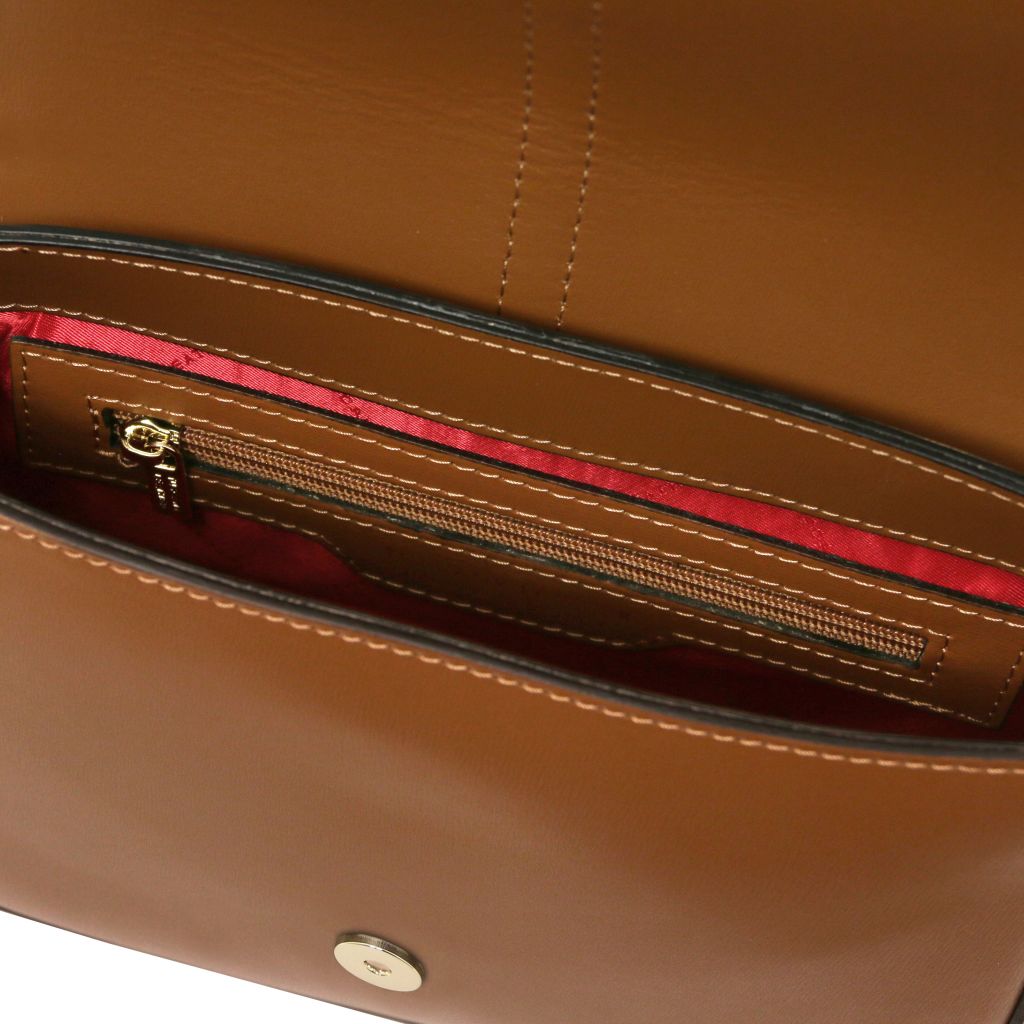 Tuscany Leather Nausica Handväska #Färg_Cognac