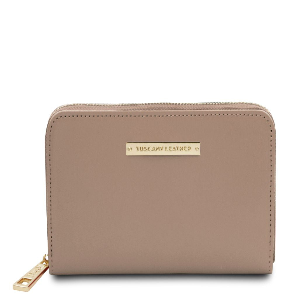 Tuscany Leather Leda Plånbok #Färg_Ljus Taupe