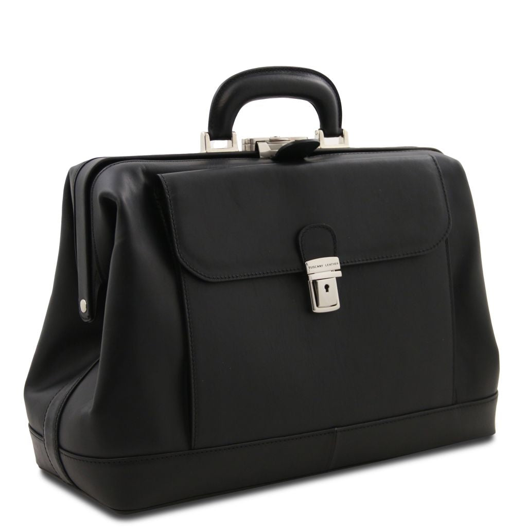 Tuscany Leather Leonardo Doktorsväska #Färg_Svart