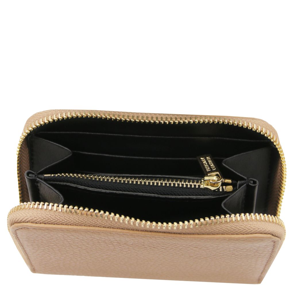 Tuscany Leather Kore Plånbok #Färg_Champagne