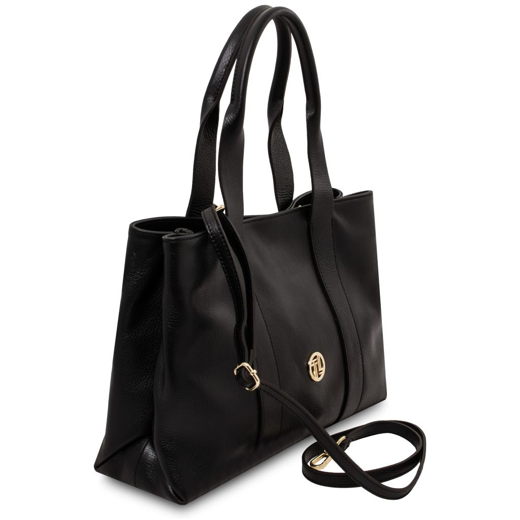 Tuscany Leather Callie Handväska #Färg_Svart