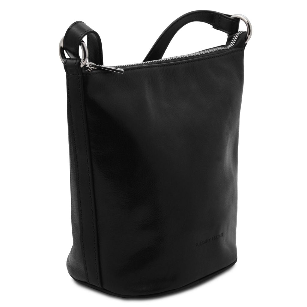 Tuscany Leather Giusi Axelremsväska #Färg_Svart