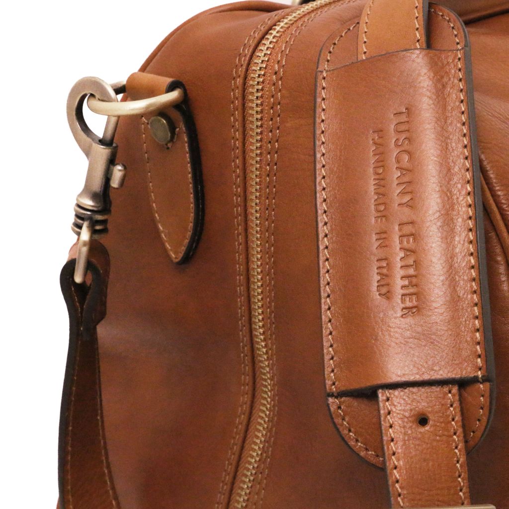 Tuscany Leather Lisbona S Weekendväska #Färg_Mörkbrun