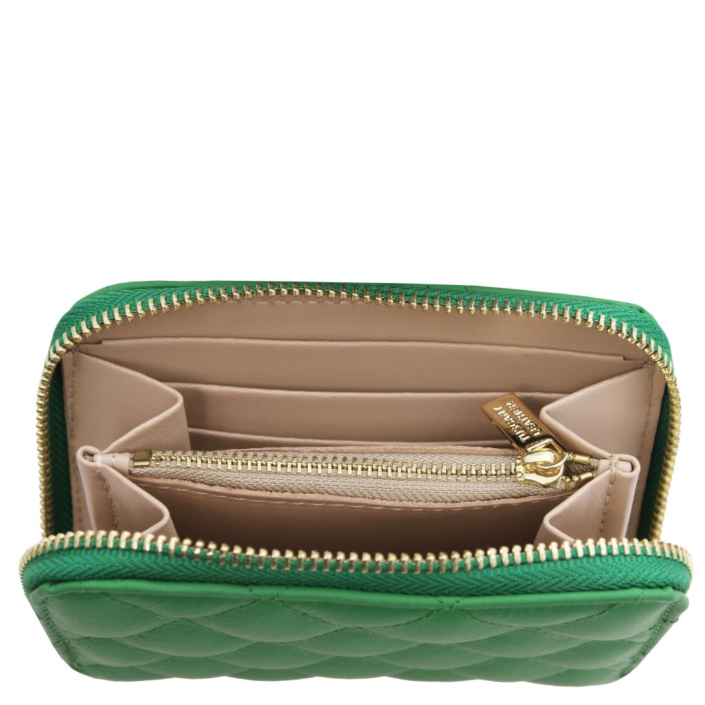 Tuscany Leather Teti Plånbok #Färg_Grön