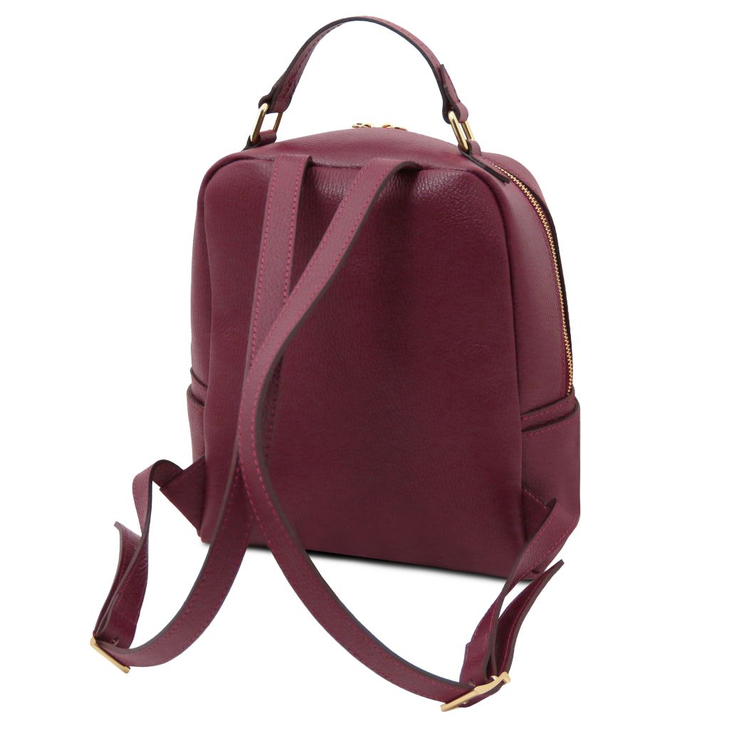Tuscany Leather Prisma Ryggsäck #Färg_Bordeaux