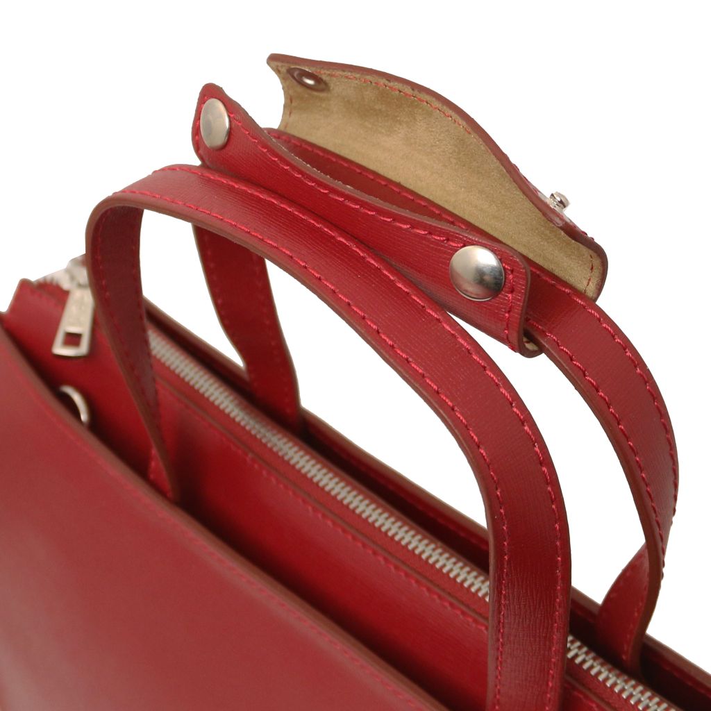 Tuscany Leather Palermo Datorväska #Färg_Röd