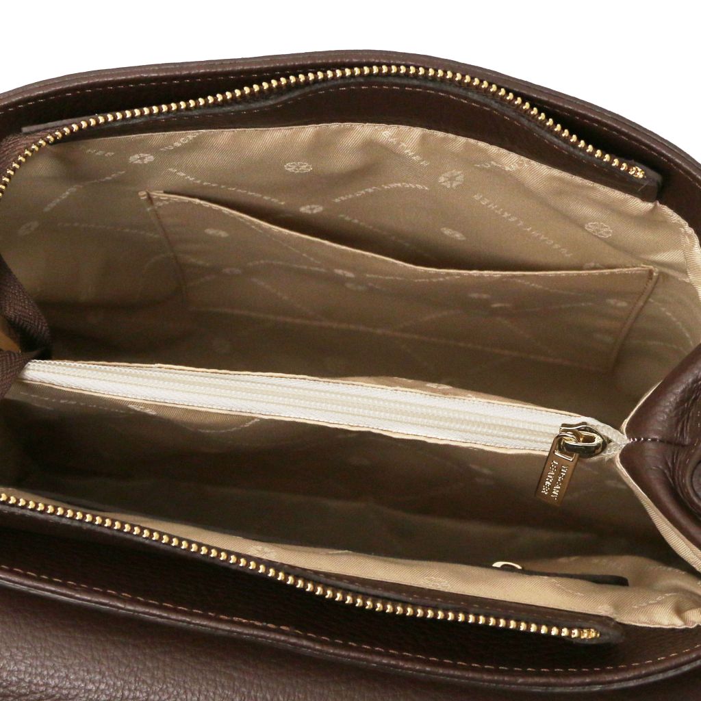 Tuscany Leather Silene Handväska #Färg_Kaffe