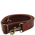 Tuscany Leather Adjustable Shoulder Strap Axelrem #Färg_Brun