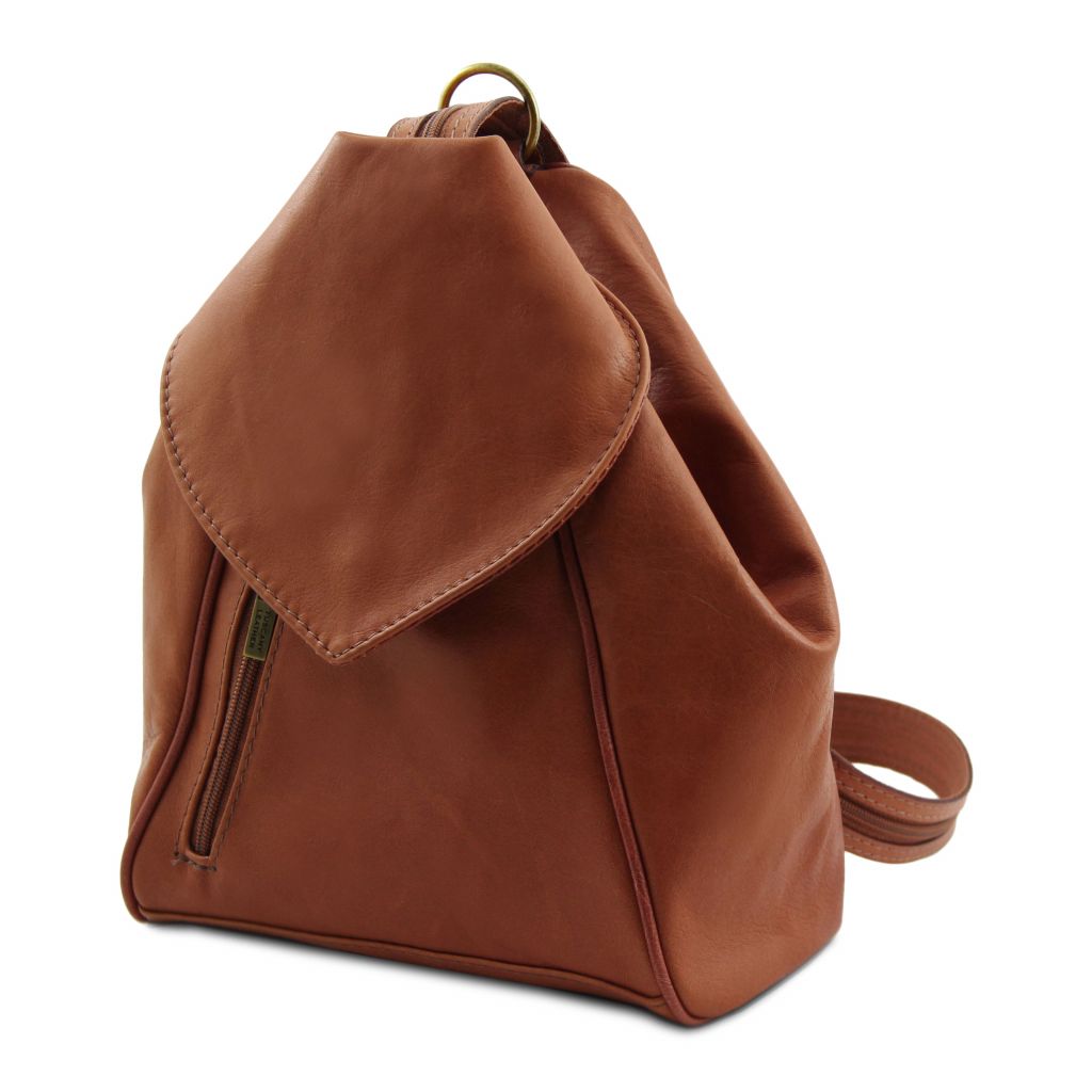 Tuscany Leather Delhi Ryggsäck #Färg_Cognac
