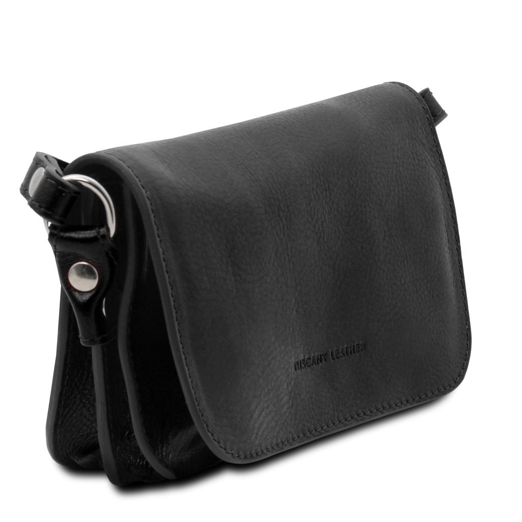 Tuscany Leather Carmen Axelremsväska #Färg_Svart