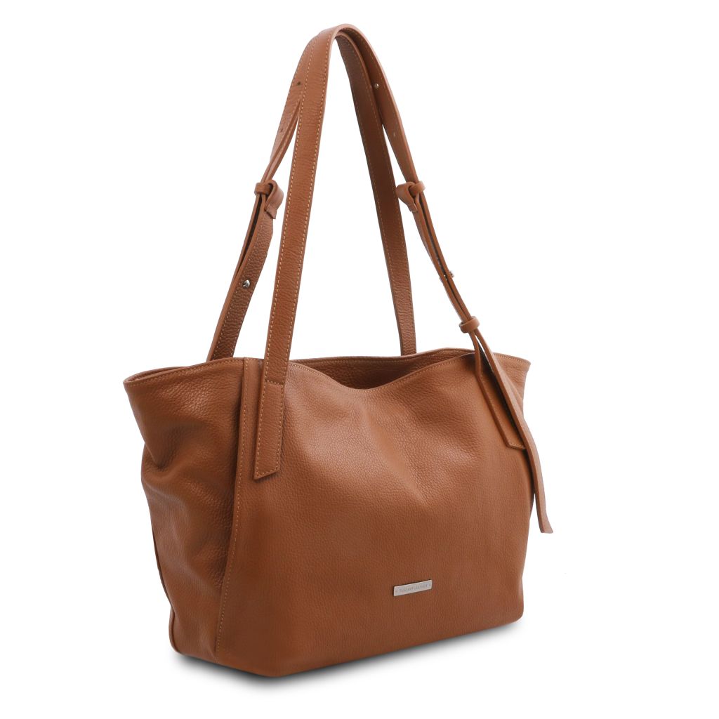 Tuscany Leather TL Bag Handväska #Färg_Cognac