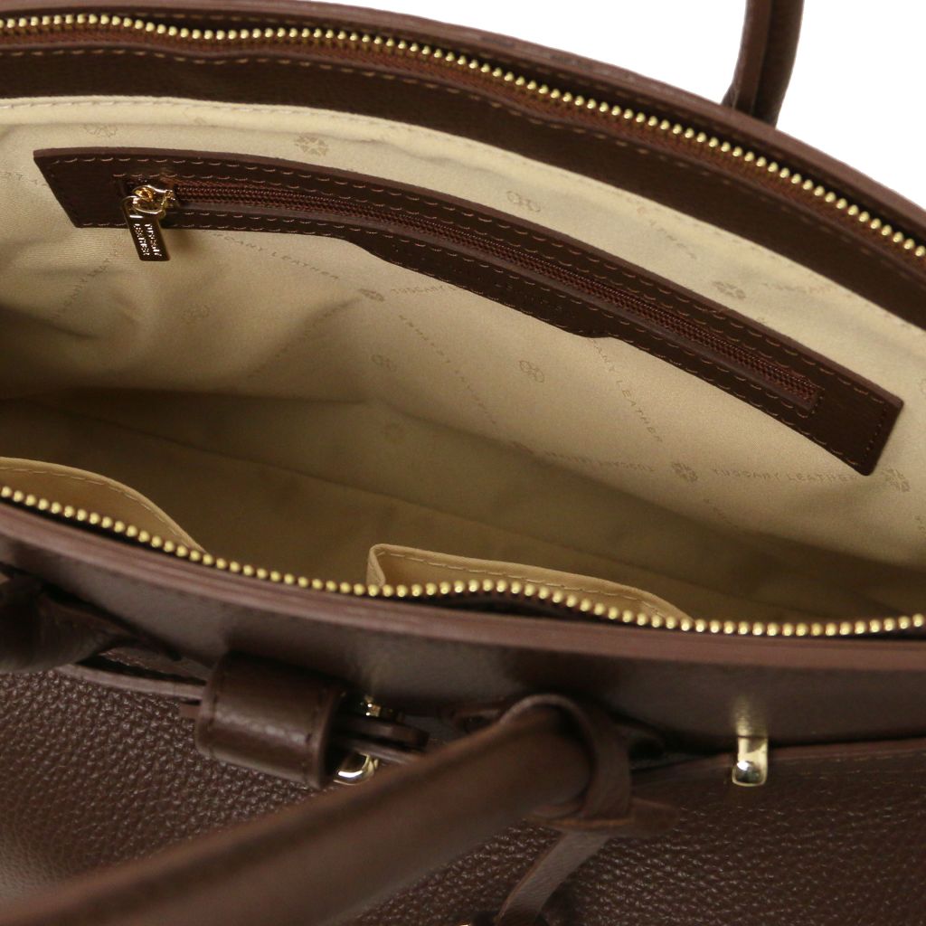 Tuscany Leather TL Bag Handväska #Färg_Kaffe