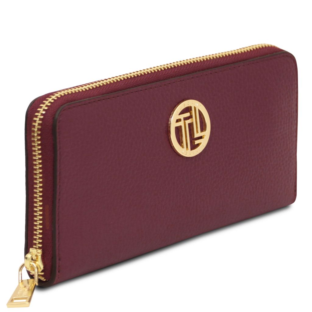 Tuscany Leather Financier Plånbok #Färg_Bordeaux
