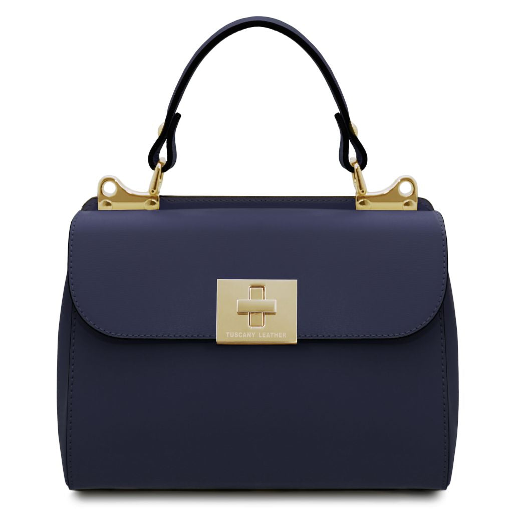 Tuscany Leather Armonia Handväska #Färg_Mörkblå
