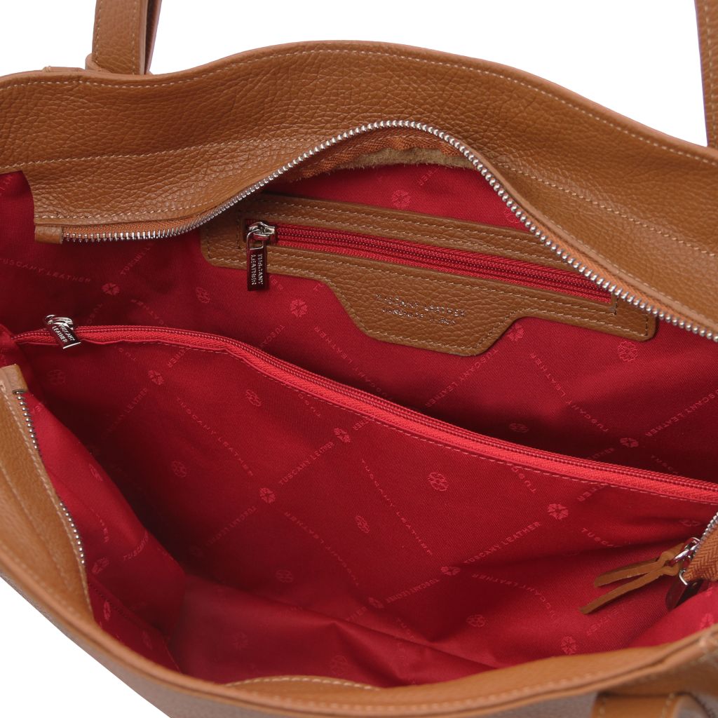 Tuscany Leather TL Bag Handväska #Färg_Cognac