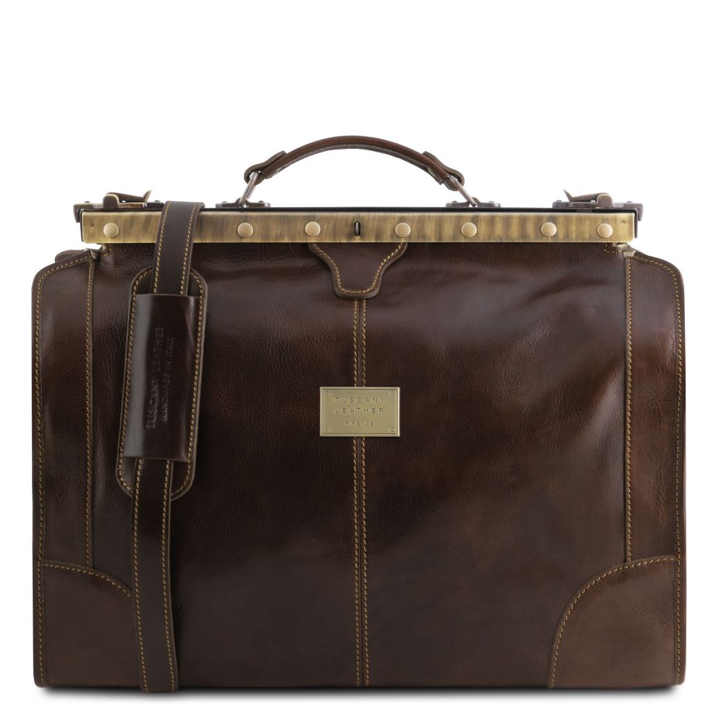 Tuscany Leather Madrid S Weekendväska #Färg_Mörkbrun