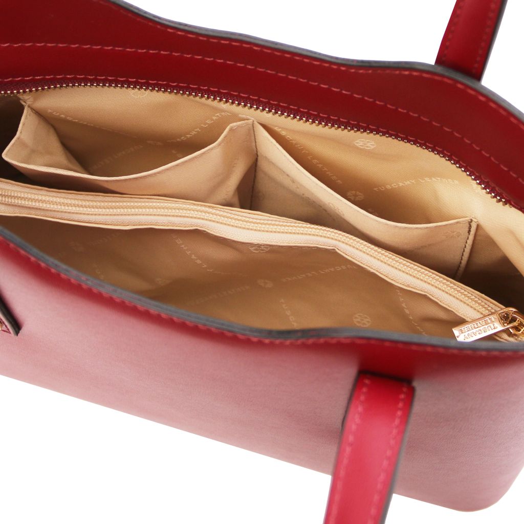 Tuscany Leather Olimpia Handväska #Färg_Röd