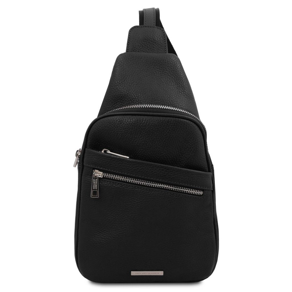Tuscany Leather Albert Slingväska #Färg_Svart