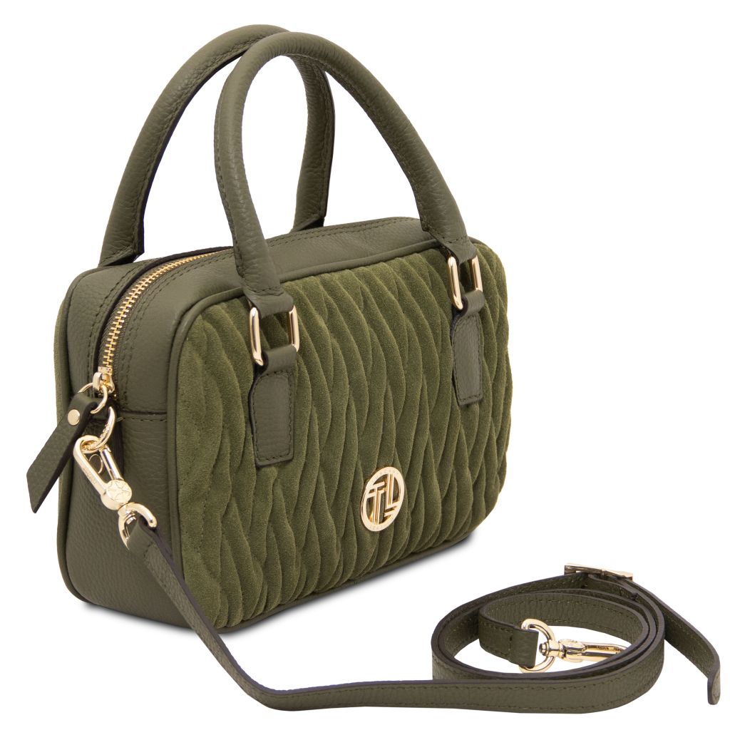 Tuscany Leather Chantilly Handväska #Färg_Skogsgrön
