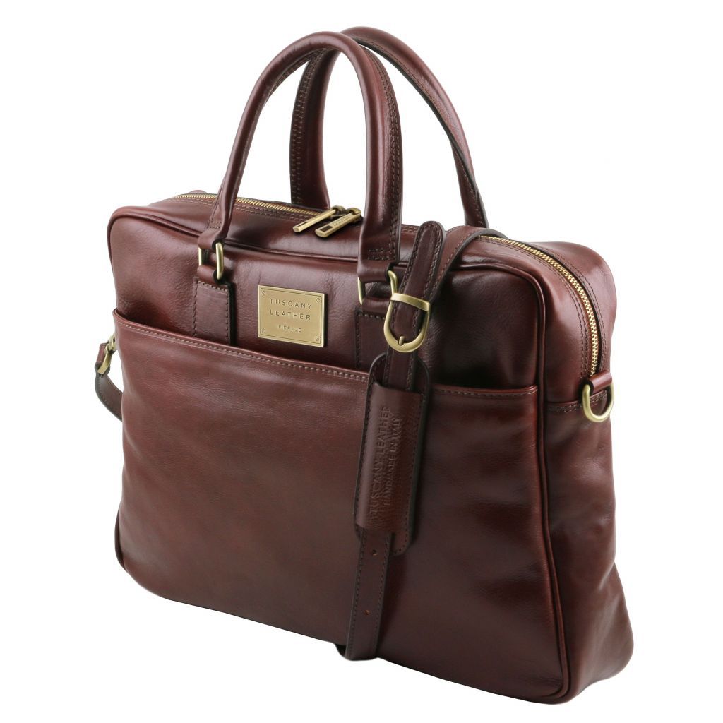 Tuscany Leather Urbino Datorportfölj #Färg_Honung