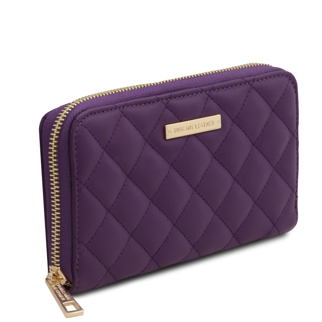 Tuscany Leather Penelope Plånbok #Färg_Lila