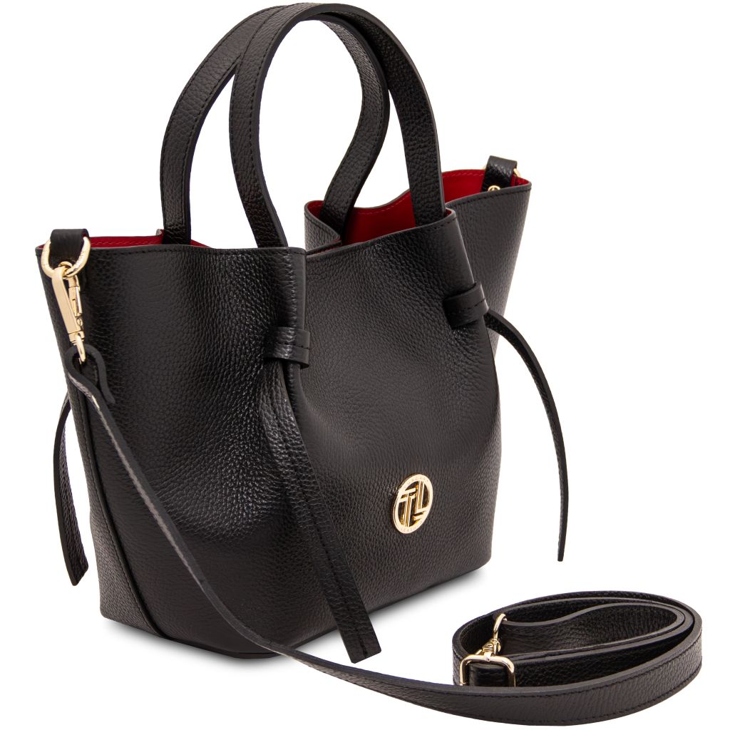 Tuscany Leather Legame S Handväska #Färg_Svart