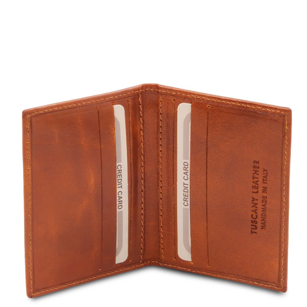 Tuscany Leather Exclusive Korthållare #Färg_Honung