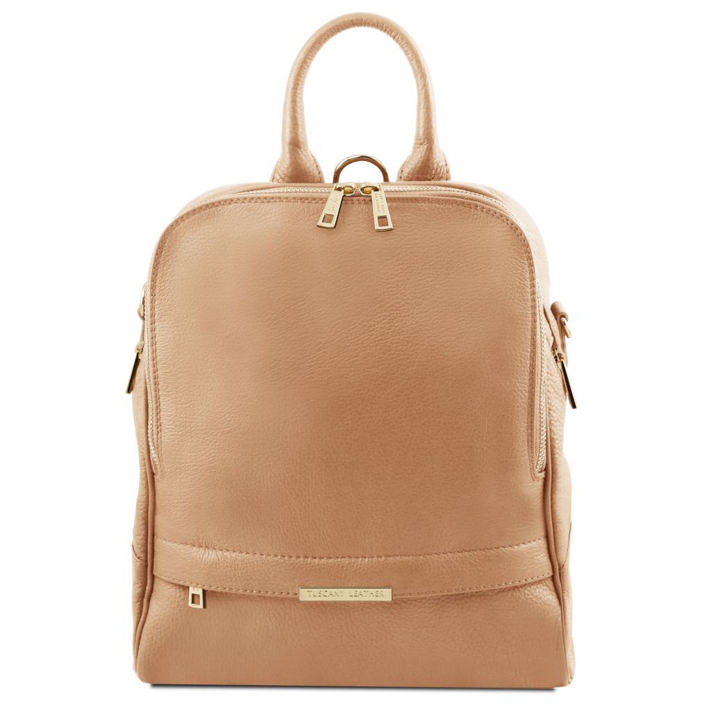 Tuscany Leather TL Bag Ryggsäck #Färg_Champagne
