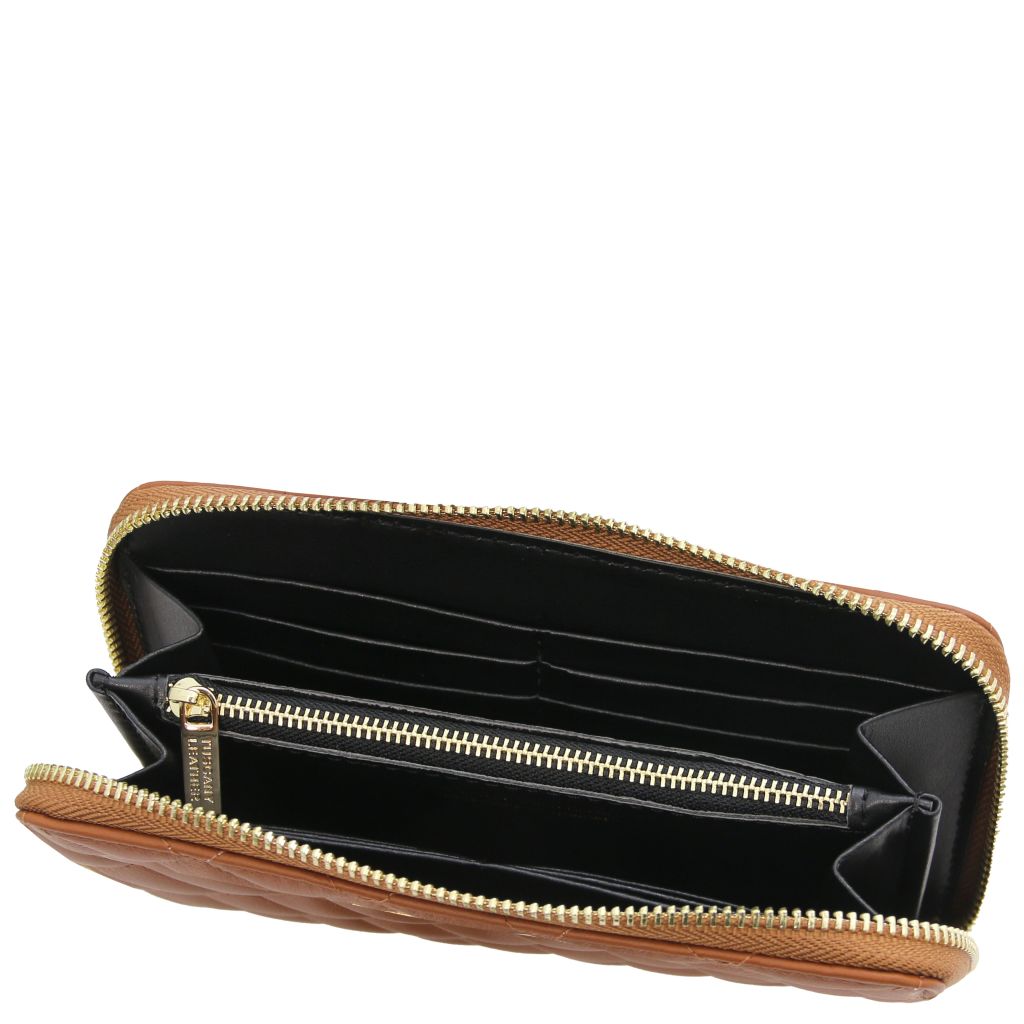 Tuscany Leather Penelope Plånbok #Färg_Cognac