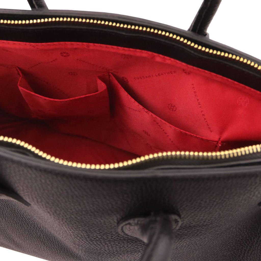Tuscany Leather TL Bag Handväska #Färg_Svart