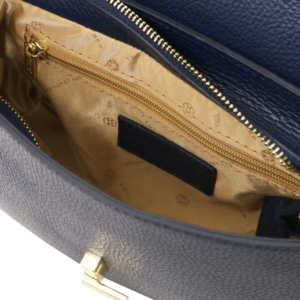 Tuscany Leather Astrea Axelremsväska #Färg_Mörkblå
